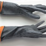 Acid And Oil Resistant Gloves Black Cheap